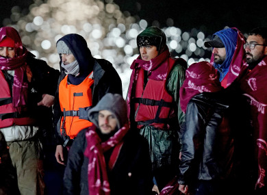 People being brought in to Kent after the deaths of 27 people in a tragedy in the Channel earlier this week.