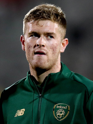 Ireland's Nathan Collins could be set for a competitive debut against Portugal tonight.