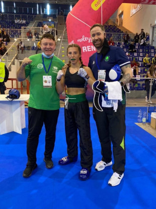 Amy Wall recently became a world champion.