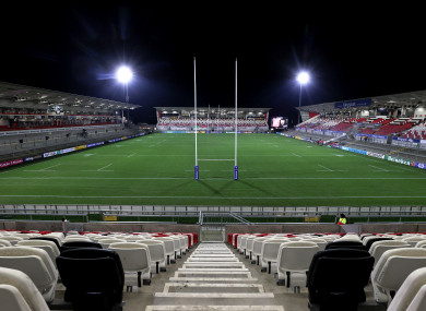 Kingspan Stadium in Belfast.