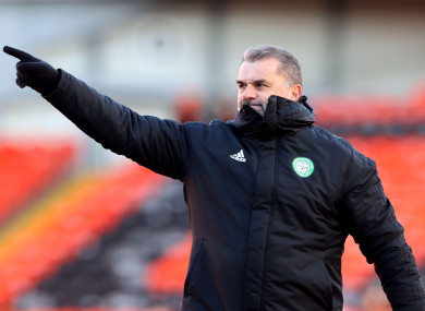 Celtic manager Ange Postecoglou.
