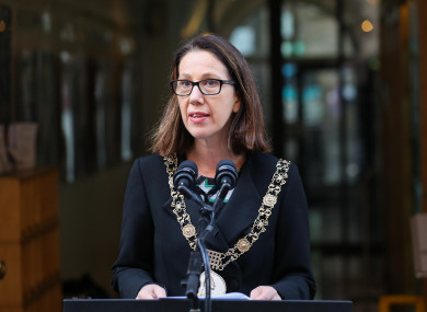 Dublin Lord Mayor Alison Gilliland spoke with staff who are working with homeless clients every day to seek their input.