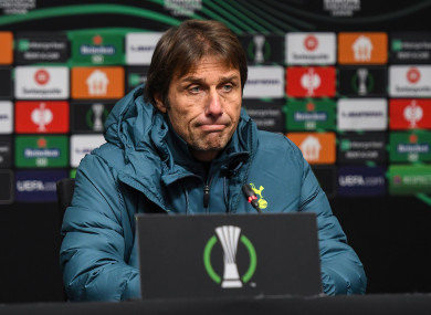Tottenham boss Antonio Conte.