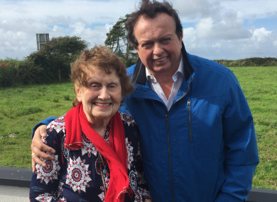 File image of Marty Morrissey and his mother Peggy.