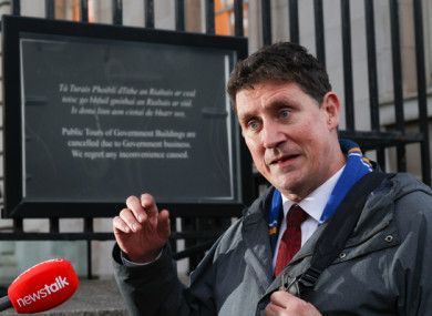 Eamon Ryan in Dublin earlier this month.