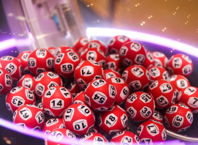 File image of lottery balls.
