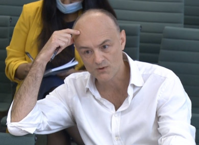 Dominic Cummings has lashed out against the Prime Minister.