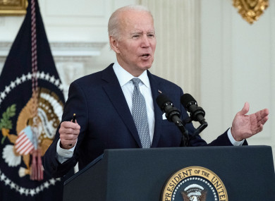 US President Joe Biden