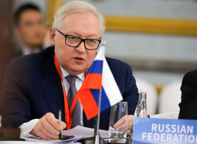 Russian deputy foreign minister Sergei Ryabkov has predicted a difficult week of talks with the US.