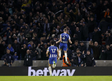 Adam Webster was on target with a bullet header.