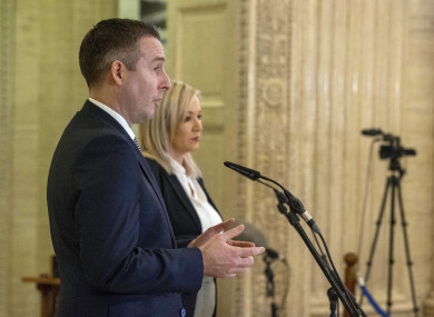 Paul Givan and Michelle O’Neill.