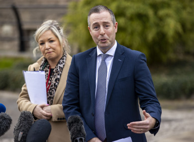 Michelle O'Neill and Paul Givan
