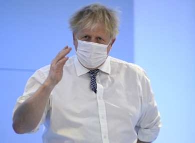 British Prime Minister Boris Johnson