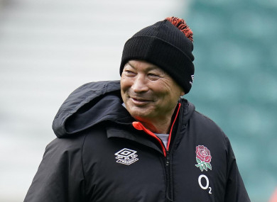 England head coach Eddie Jones.