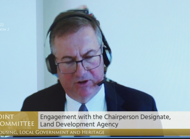 Cormac O'Rourke, the chairperson designate of the LDA