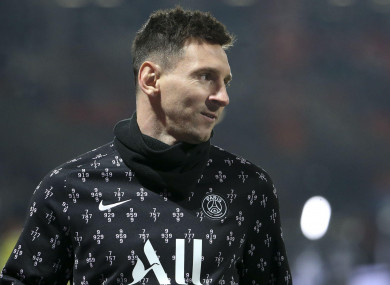 Lionel Messi (file pic).