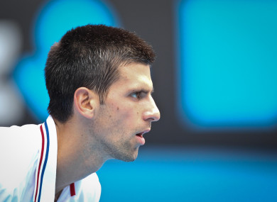 Novak Djokovic (file pic).