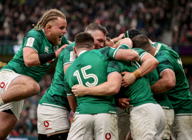 Ireland notched a bonus-point win yesterday.