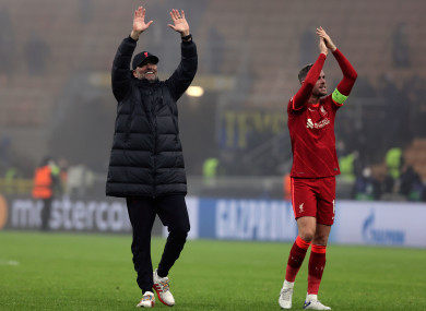 Klopp and Henderson react to the win.
