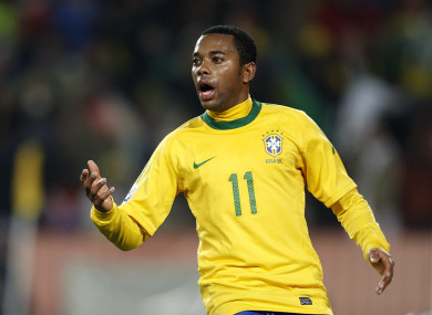 File pic of Robinho.