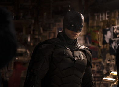 Robert Pattinson as Batman in Matt Reeves’ upcoming film The Batman