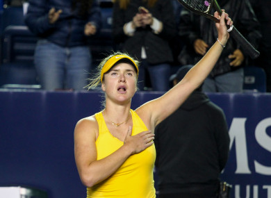 Elina Svitolina.