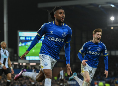 Alex Iwobi netted a late winner for Everton.