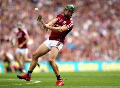 Niall Burke in action in the 2017 All-Ireland final.