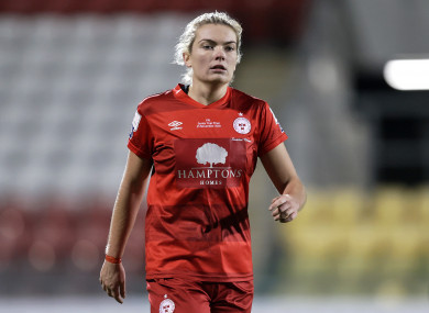 Saoirse Noonan was on the double for Shelbourne.