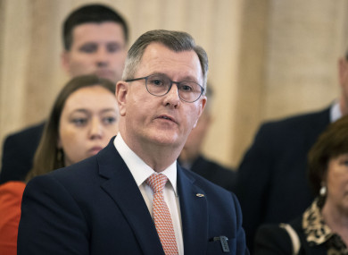 DUP leader Jeffrey Donaldson