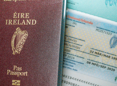 Demand for passports has increased by approximately 50% in a year, according to Simon Coveney. File photo.