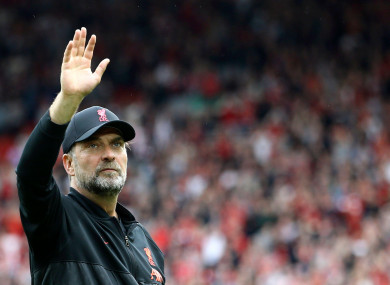 Jurgen Klopp (file pic).