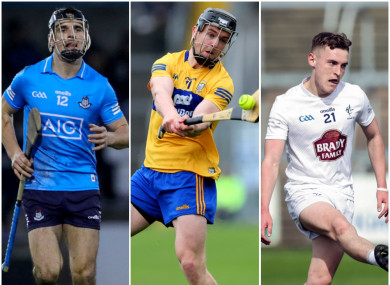 Dublin, Clare and Kildare all in action.