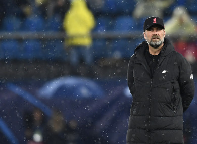Liverpool boss Jurgen Klopp.