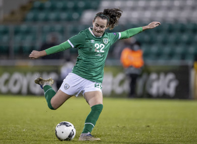 Roma McLaughlin impressed in her first Ireland start of the Vera Pauw era, and is now looking to push on.