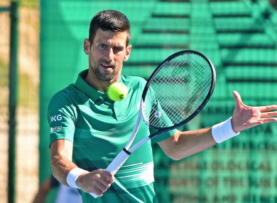 Novak Djokovic.