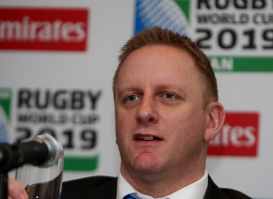 World Rugby CEO Alan Gilpin.