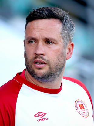 St Pat's manager Tim Clancy pictured during last night's game.