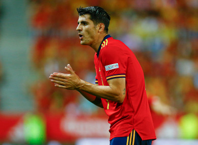 Alvaro Morata (file photo)