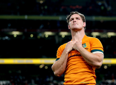 Australia's Michael Hooper.