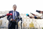 Taoiseach Simon Harris has the highest approval rating of a leader of a political party, the poll showed.