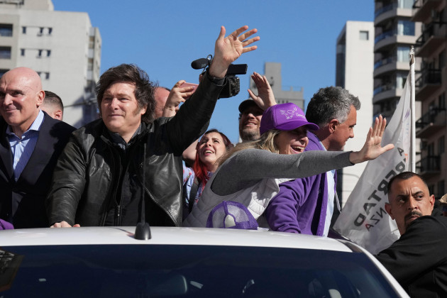 Argentine President Javier Milei pelted with rocks by protesters amid corruption scandal