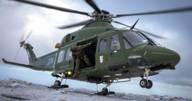 Private firm brought in as stopgap measure after dramatic cuts in flying hours at Baldonnel