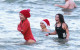 In photos: Merrymakers brave the cold for a Christmas Day dip