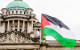 Two men arrested after clashes between protesters over Palestine flag at Belfast council