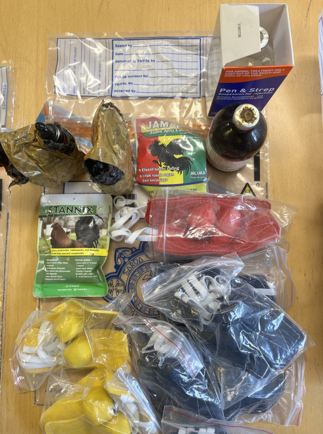 Gardaí seize items linked to alleged cock fighting in Tipperary