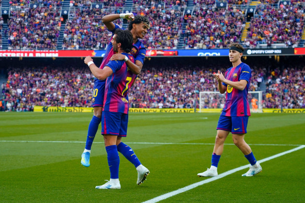 Yamal key for Barcelona while Bayern break Bundesliga record