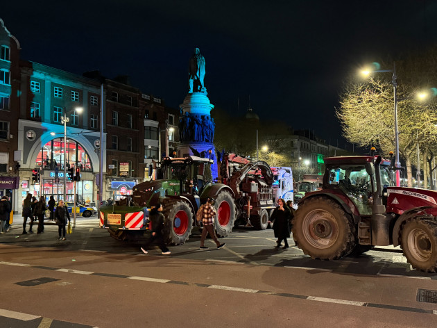 Buses and Luas trams at a standstill in Dublin as fuel protests continue into the night