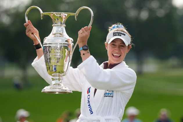 Nelly Korda wins first LPGA major championship of the year