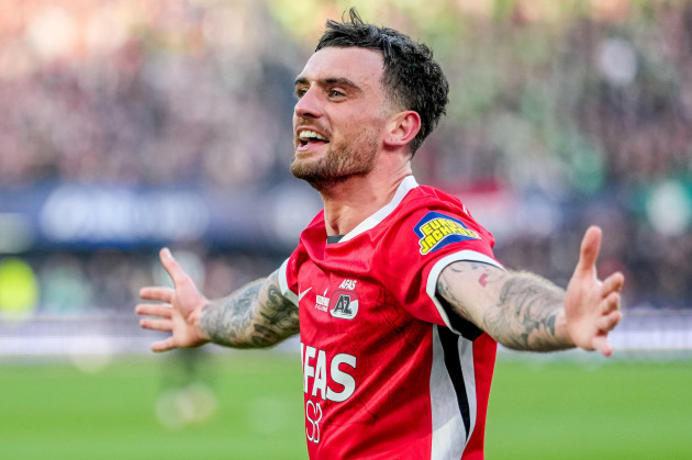 Troy Parrott puts gloss on AZ's Dutch cup final win with 31st goal of season